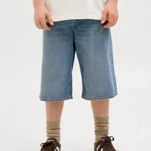 JACK & JONES JUNIOR  BAGGY SHORTS IN JEANS